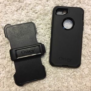 Black iPhone 7 Otterbox